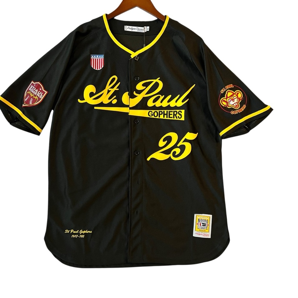 Headgear Classics Negro League Collection St.Paul Gophers Baseball Shirt